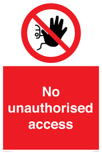 No unauthorised access